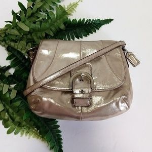 Gold Coach Evening Purse